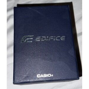 Casio Edifice Mens Chronograph Watch EF-527D-1AV Black Dial Stainless Steel 100M